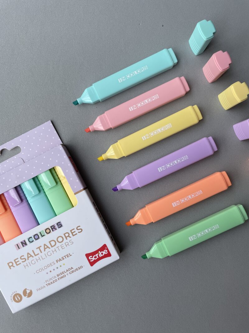 resaltadores in colors